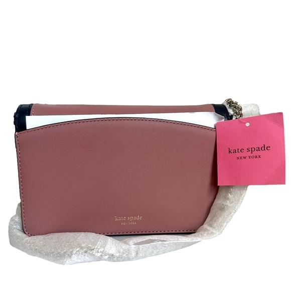 Kate Spade Gentle Panda Chain Crossbody Wallet Clutch NWT - Picture 6 of 9